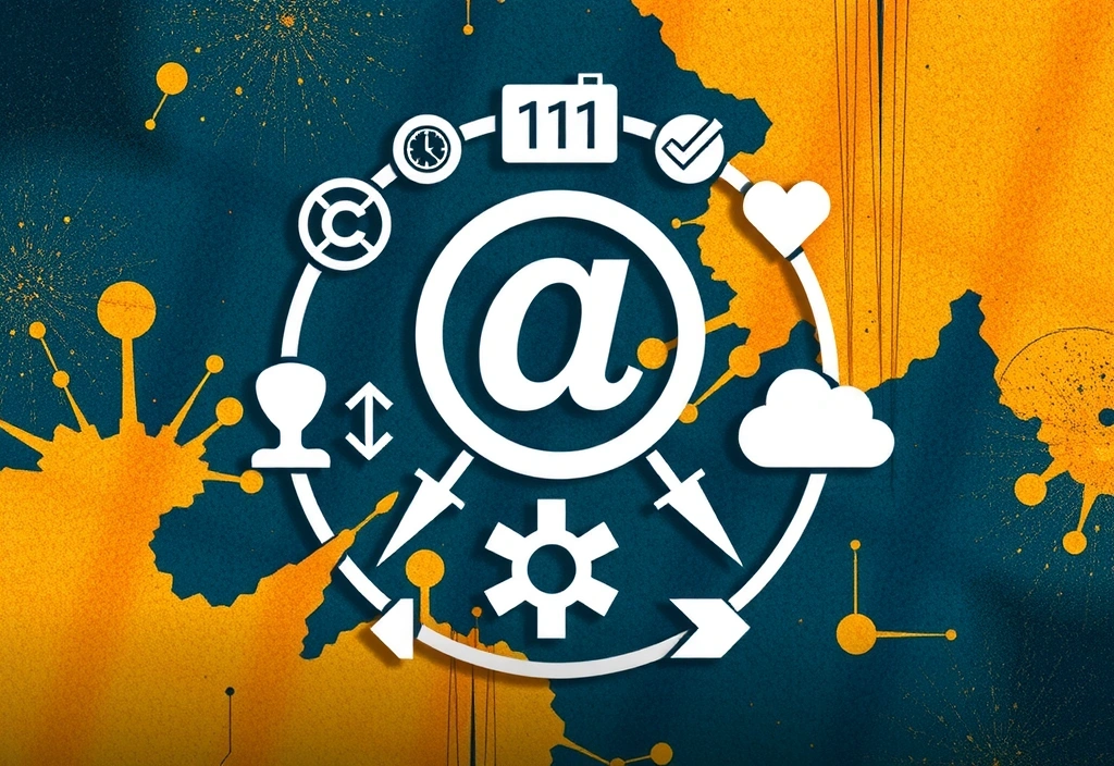 Symboles de propriété intellectuelle: copyright, marque déposée, brevet, sur un fond abstrait